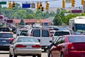 Heavy Traffic Gridlock Royalty Free Stock Photo