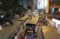 Heavy traffic jam Hong Kong downtown. Royalty Free Stock Photo
