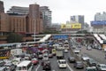 Heavy traffic Kowloon Hong Kong