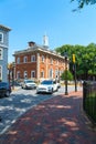 Heavy traffic in the old town of Annapolis Royalty Free Stock Photo