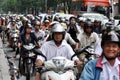 Heavy traffic in Saigon