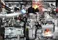 Heavy truck diesel engine Royalty Free Stock Photo