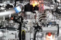 Heavy truck engine detail Royalty Free Stock Photo