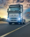 Heavy Truck speeding Royalty Free Stock Photo