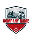 Heavy truck and vehicle logo , automobile logo vector