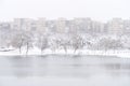 Heavy Winter Snow In Bucharest