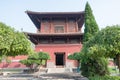 Kaiyuan Temple. a famous historic site in Zhengding, Hebei, China.