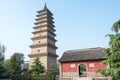 Kaiyuan Temple. a famous historic site in Zhengding, Hebei, China.