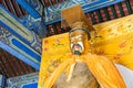 Liubei Statue at Sanyi Temple. a famous historic site in Zhuozhou, Hebei, China.