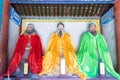 Liubei Statue at Sanyi Temple. a famous historic site in Zhuozhou, Hebei, China.