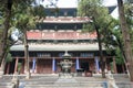 Longxing Temple. a famous historic site in Zhengding, Hebei, China. Royalty Free Stock Photo