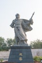 Zhao Yun Statues at Zilong Square in Zhengding, Hebei, China. Royalty Free Stock Photo