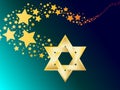 Hebrew Jewish Star of magen david vector