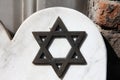 Hebrew star symbol Royalty Free Stock Photo