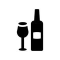 Hebrew Wine icon. Trendy Hebrew Wine logo concept on white background from Religion collection