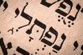 Hebrew word in Torah page. English translation is name Naphtali, the founder of the Israelite Tribe of Naphtali