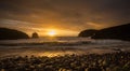 Hebridean Sunset Royalty Free Stock Photo