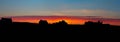 Hebridean Sunset Panorama Royalty Free Stock Photo