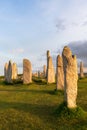 Hebrides stone circle Royalty Free Stock Photo