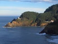 Heceta Head Lighthouse along Oregon Coast, Devils Elbow State Park, Oregon, Pacific Northwest, USA Royalty Free Stock Photo