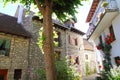 Hecho village Pyrenees Aragon Huesca Spain Royalty Free Stock Photo