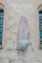 Heda church runestones Royalty Free Stock Photo