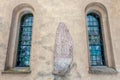 Heda church runestones Royalty Free Stock Photo