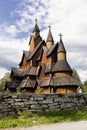 Heddal Stave Church is Norway Royalty Free Stock Photo