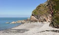 Heddon`s Mouth on the North Devon Coast Royalty Free Stock Photo