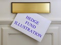 Hedge fund illustration Letter Delivery