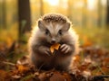 Hedgehog Made With Generative AI illustration