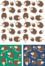 hedgehog pattern seamless