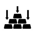 Hedging flat vector icon which can easily modify or edit