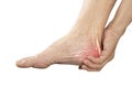 Heel muscle pain Royalty Free Stock Photo