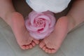 Heels with flower