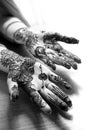 Heena hands Royalty Free Stock Photo