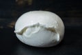 ÃÂ¡heese collection, one big ball on soft white italian mozzarella bufala cheese Royalty Free Stock Photo