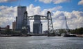 The Hefbrug bridge in Rotterdam, Holland Royalty Free Stock Photo