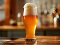 Hefeweizen in a traditional wheat beer glass Royalty Free Stock Photo
