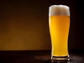 Hefeweizen in a traditional wheat beer glass Royalty Free Stock Photo