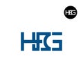 HEG Logo Letter Monogram Design Royalty Free Stock Photo