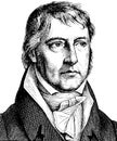 Hegel, German Philosopher Royalty Free Stock Photo