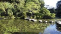 Heian garden, Kyoto, Honshu Island, Japan Royalty Free Stock Photo