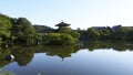 Heian garden, Kyoto, Honshu Island, Japan Royalty Free Stock Photo