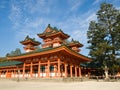 Heian Jingu shrine Royalty Free Stock Photo