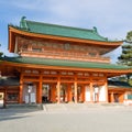 Heian Jingu shrine Royalty Free Stock Photo