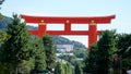 Heian Jingu Shrine Grand Torii, Kyoto, Japan Royalty Free Stock Photo