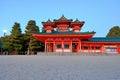 Heian Shrine, Shinto shrine and landscaped gardens at Okazaki Nishitennocho, Sakyo