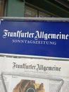 Frankfurter Allgemeine Zeitung sign