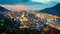 Heidelberg, Germany, timelapse footage in beautiful dusk colors